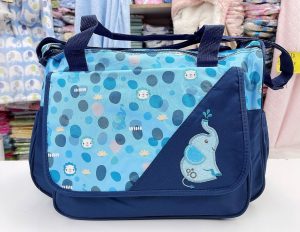 Bolso Maternal / Pañalera – Elefante Azul