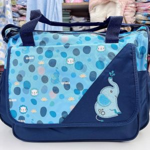 Bolso Maternal / Pañalera – Elefante Azul