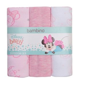 Set de 3 Tutitos de Algodón – Minnie Mouse (60 x 40 cm)