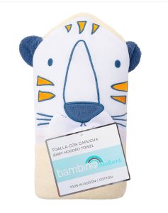 Toalla de Baño con Capucha 100% Algodón – Animalito Safari