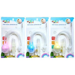 Set de Aspirador Nasal por Succión Oral con Pinza y Cepillo Limpiador Haoa Bear (0+ Meses)