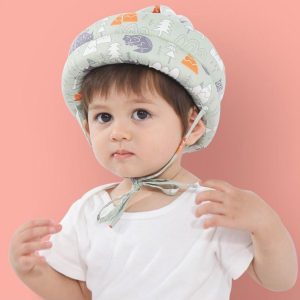 Casco Protector Antigolpes para Bebé – Gris Nórdico (Gateo y Primeros Pasos)