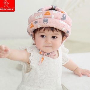 Casco Protector Antigolpes para Bebé – Rosa Nórdico (Gateo y Primeros Pasos)