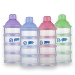Dosificador / Dispenser de Leche en Polvo y Snacks Apilable (4 Niveles)