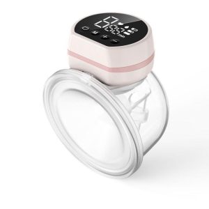 Extractor de Leche Eléctrico Manos Libres (Inalámbrico y Recargable) – Rosa