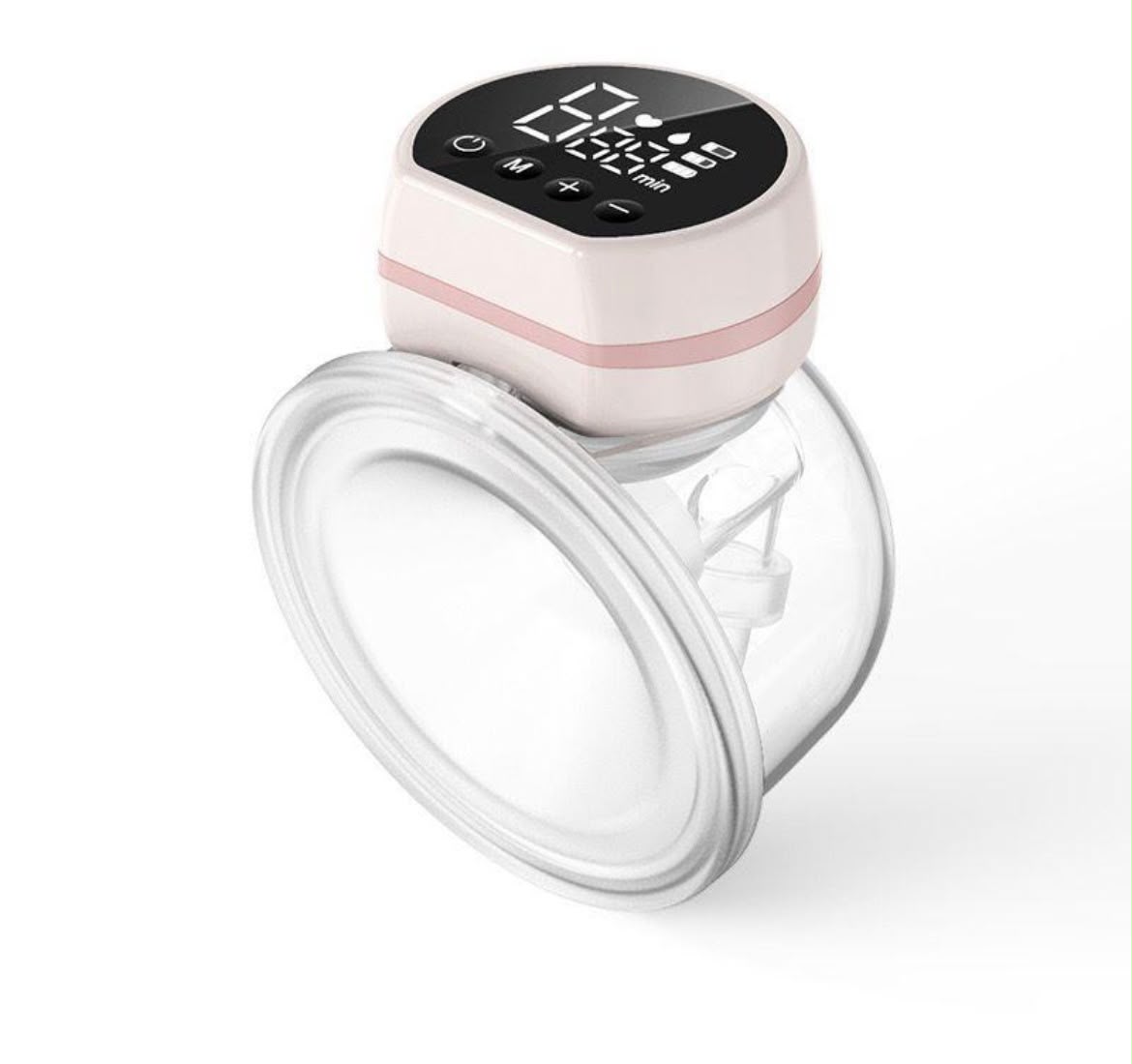 Extractor de Leche Eléctrico Manos Libres (Inalámbrico y Recargable) – Rosa