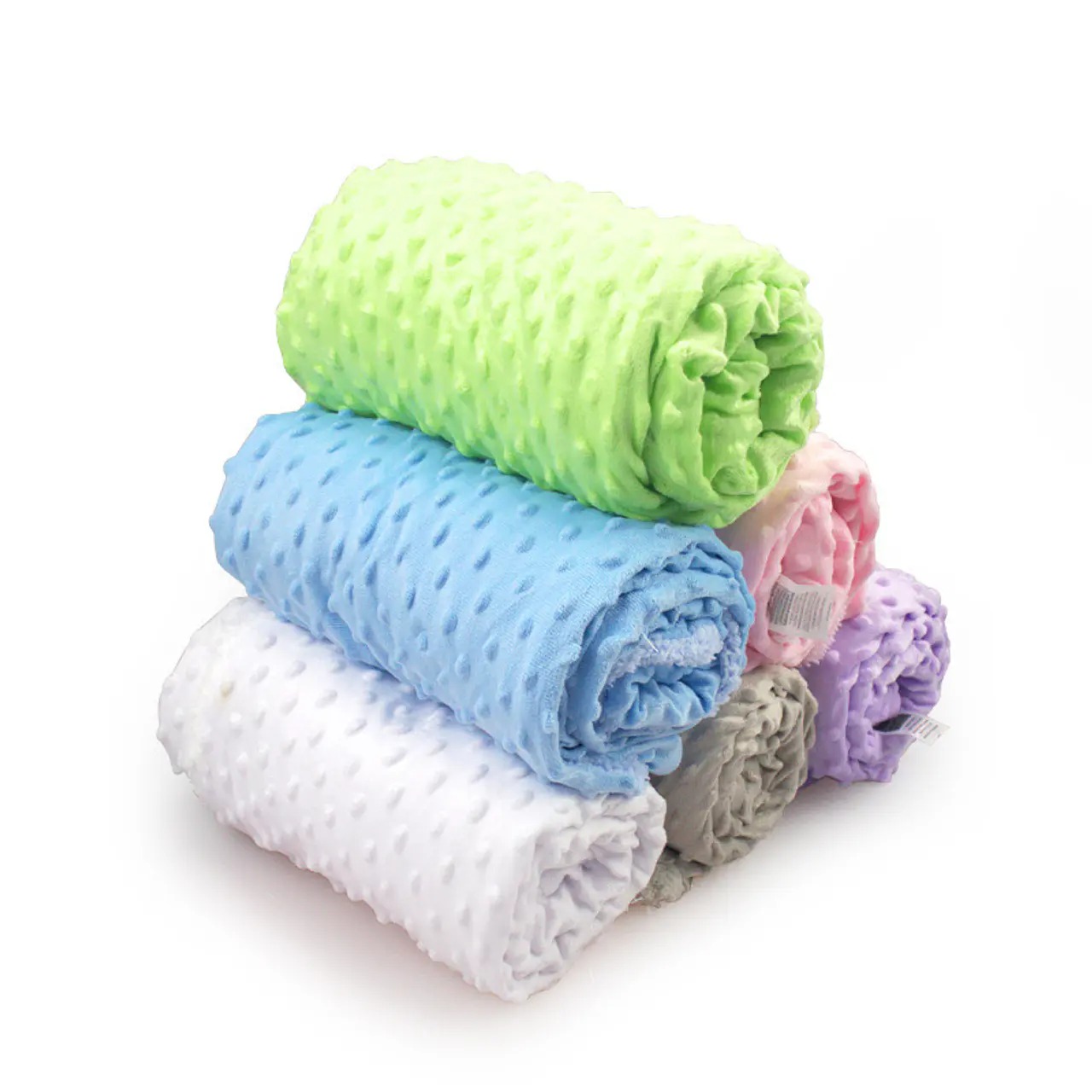 Manta / Frazada Térmica para Bebé – Doble Capa Textura Burbuja Minky & Chiporro