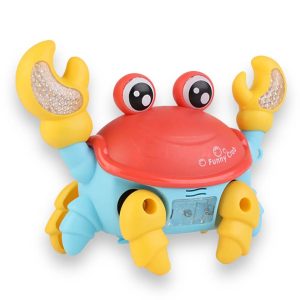Juguete Cangrejo Musical a Pilas con Movimiento, Luces LED y Sonido – Funny Crab
