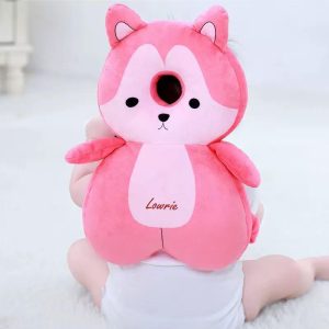 Mochila Protectora Antigolpes para Bebé – Zorrita Rosa