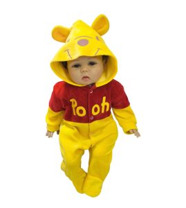 Osito / Enterito de Plush para Bebé con Capucha – Winnie the Pooh
