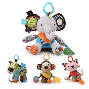 Peluche Sensorial de Apego con Mordedor y Actividades para Bebé (0+ Meses)