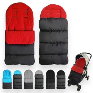 Saco Térmico Impermeable para Cochecito de Bebé – Forro de Felpa Suave (Universal)