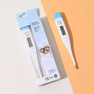 Termómetro Digital Corporal con Pantalla LCD y Estuche – Celeste o Rosa (Precisión ±0.1 °C)