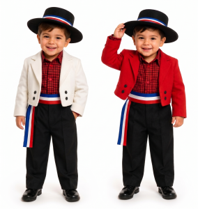 Traje de Huaso Tradicional Completo para Niño (5 Piezas)
