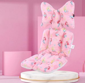Cojín Reductor Acolchado Universal con Soporte Cervical de Mariposa – Estampado Sirenas Rosa