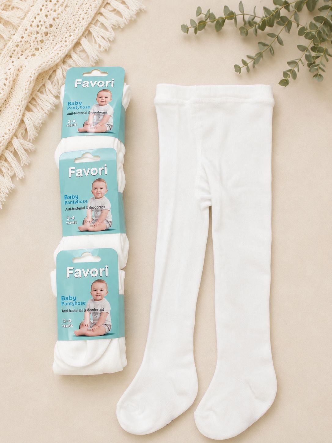 Pantys / Medias Pantalón de Algodón Elástico