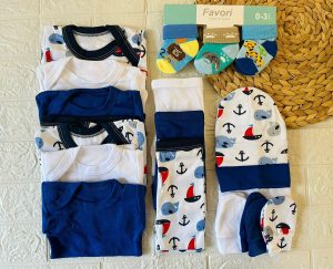 Ajuar / Kit de Nacimiento 18 Piezas para Recién Nacido variedades(0-3 Meses)