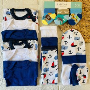 Ajuar / Kit de Nacimiento 18 Piezas para Recién Nacido variedades(0-3 Meses)